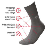 DeoMed Cotton Silver - Nogavice za sladkorne bolnike-Najzdravnik