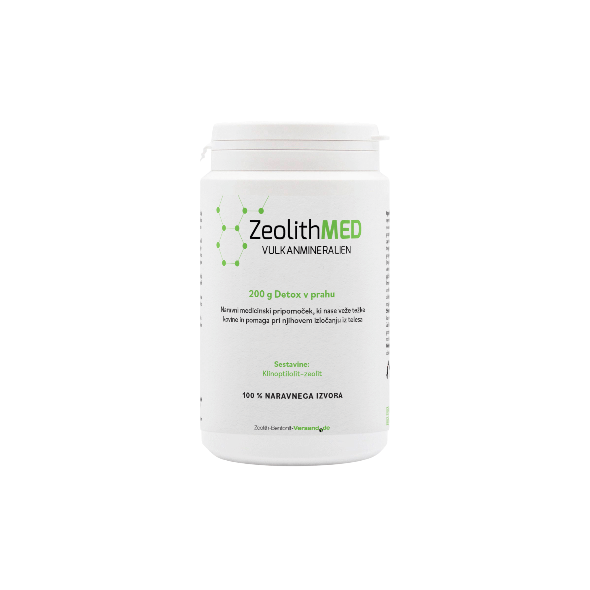 ZeolithMED - Zeolit za razstrupljanje telesa 200 g