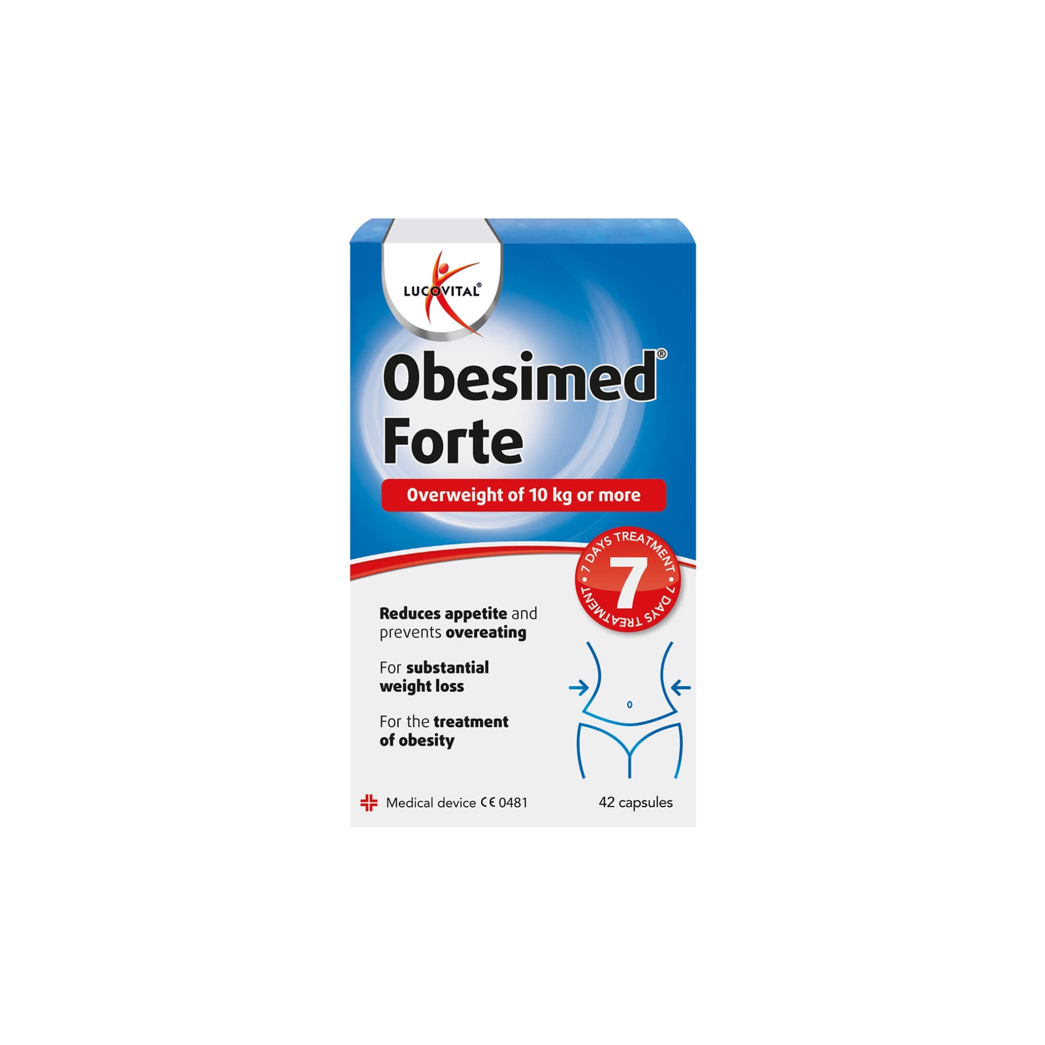 Obesimed® Forte - Za zdravljenje debelosti (42 kapsul)