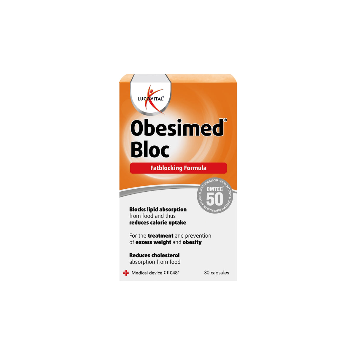 Lucovital® Obesimed® Bloc – Medicinski pripomoček za zdravljenje debelosti (30 kapsul)