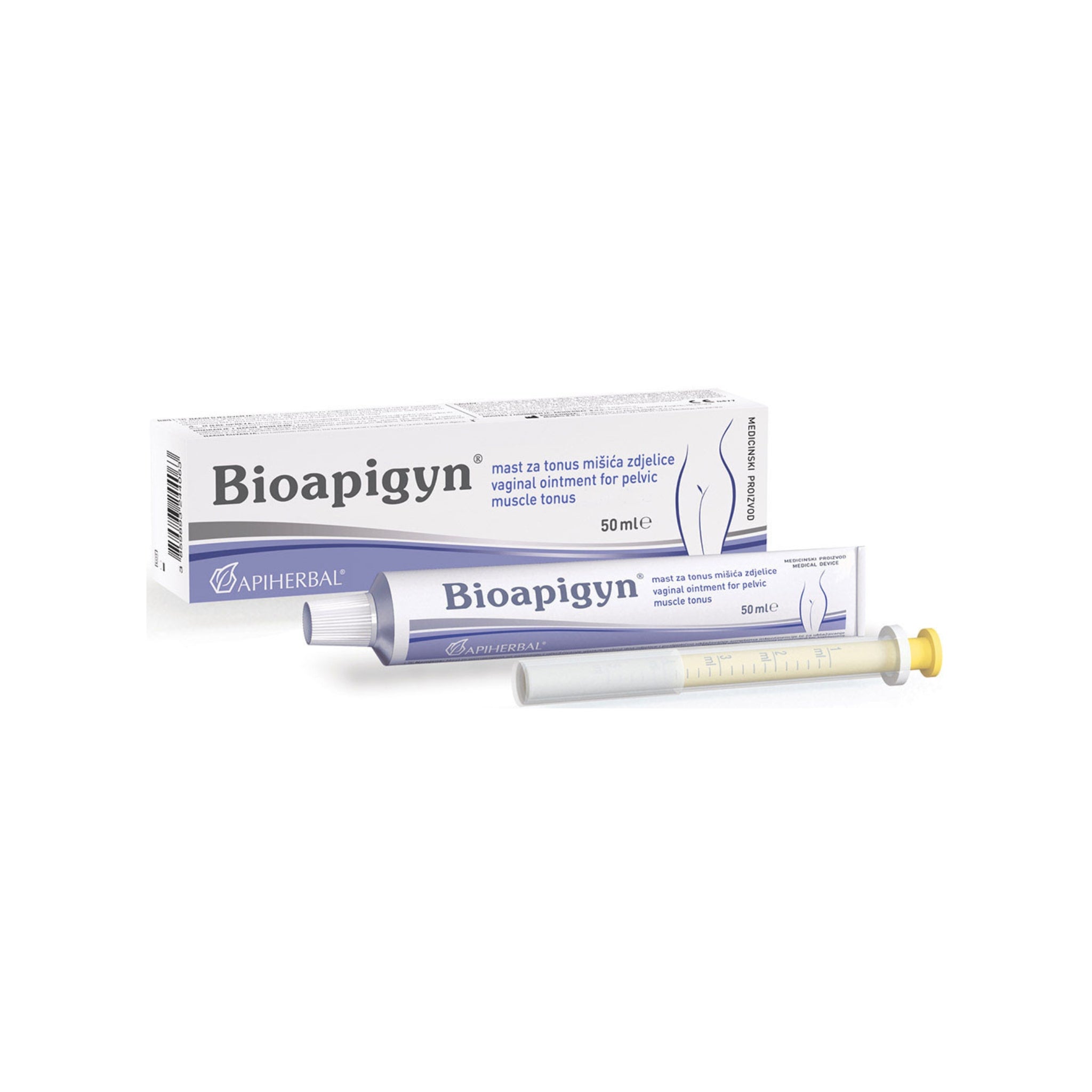 Bioapigyn® - Vaginalno mazilo za občutljivo nožnico in proti uhajanju urina 50 mL