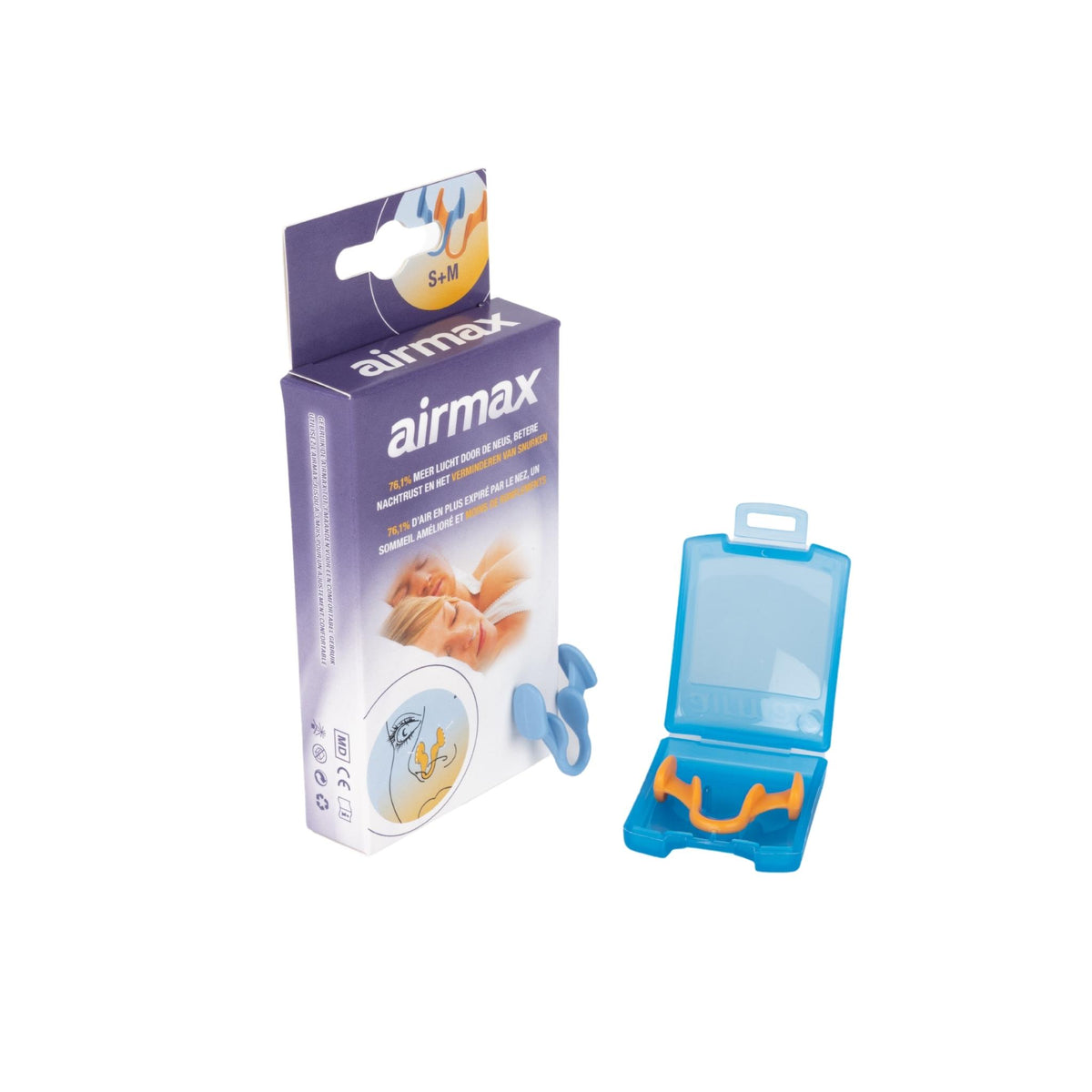 AirMax - Nosni dilatator proti smrčanju in za lažje dihanje skozi nos - Najzdravnik